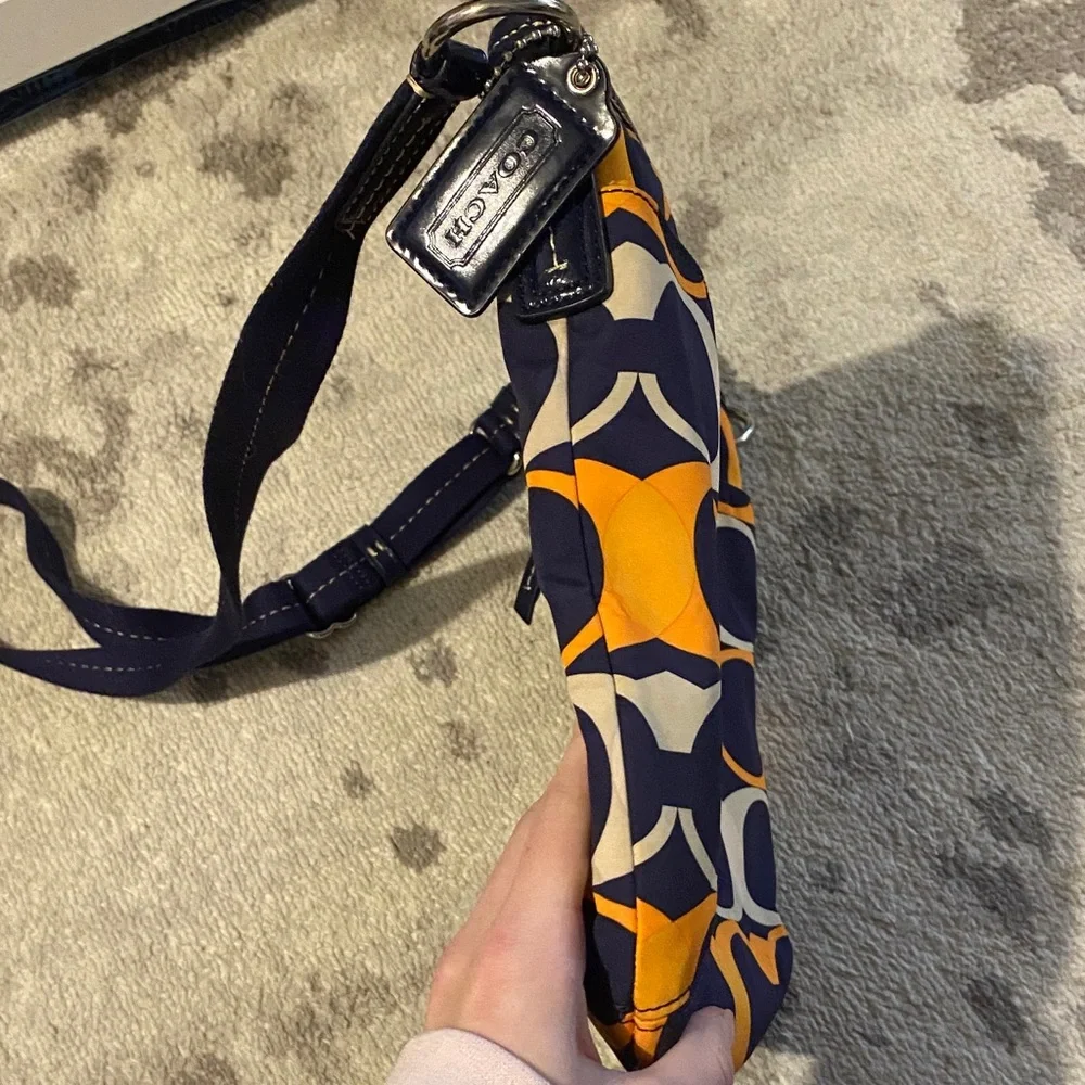 Coach Blue and Orange Crossbody Bag - Picture 11 of 11